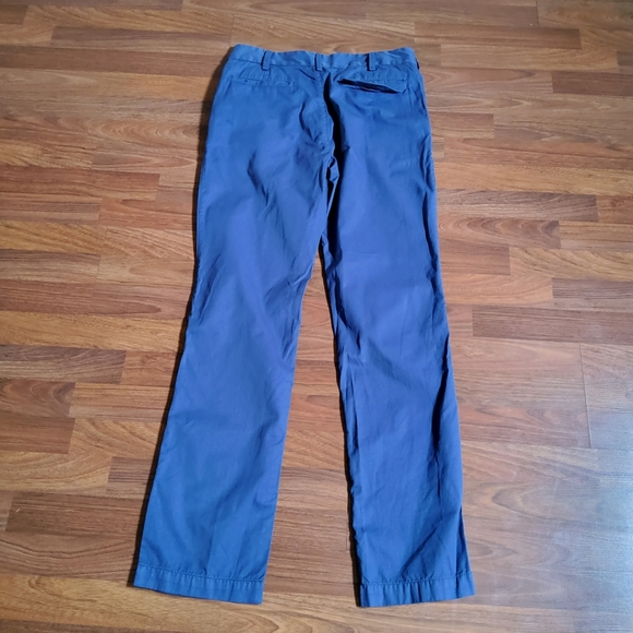 Save Khaki Men's 100% Cotton Twill Lightweight Trousers Pants Size 31 Blue New - Picture 4 of 9